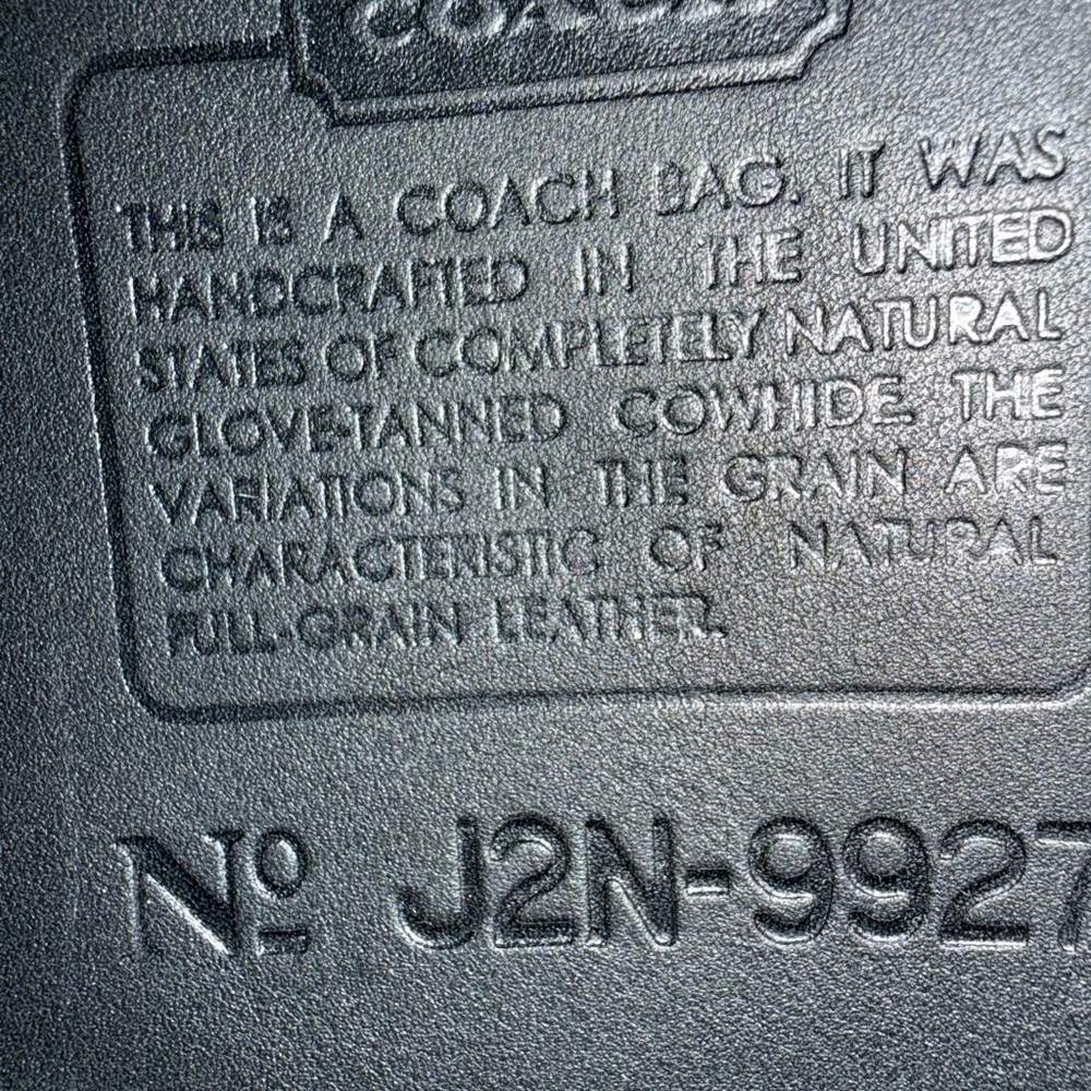 Coach Black Leather Satchel - Picture 16 of 16